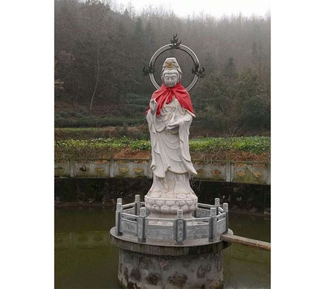 披巾观音